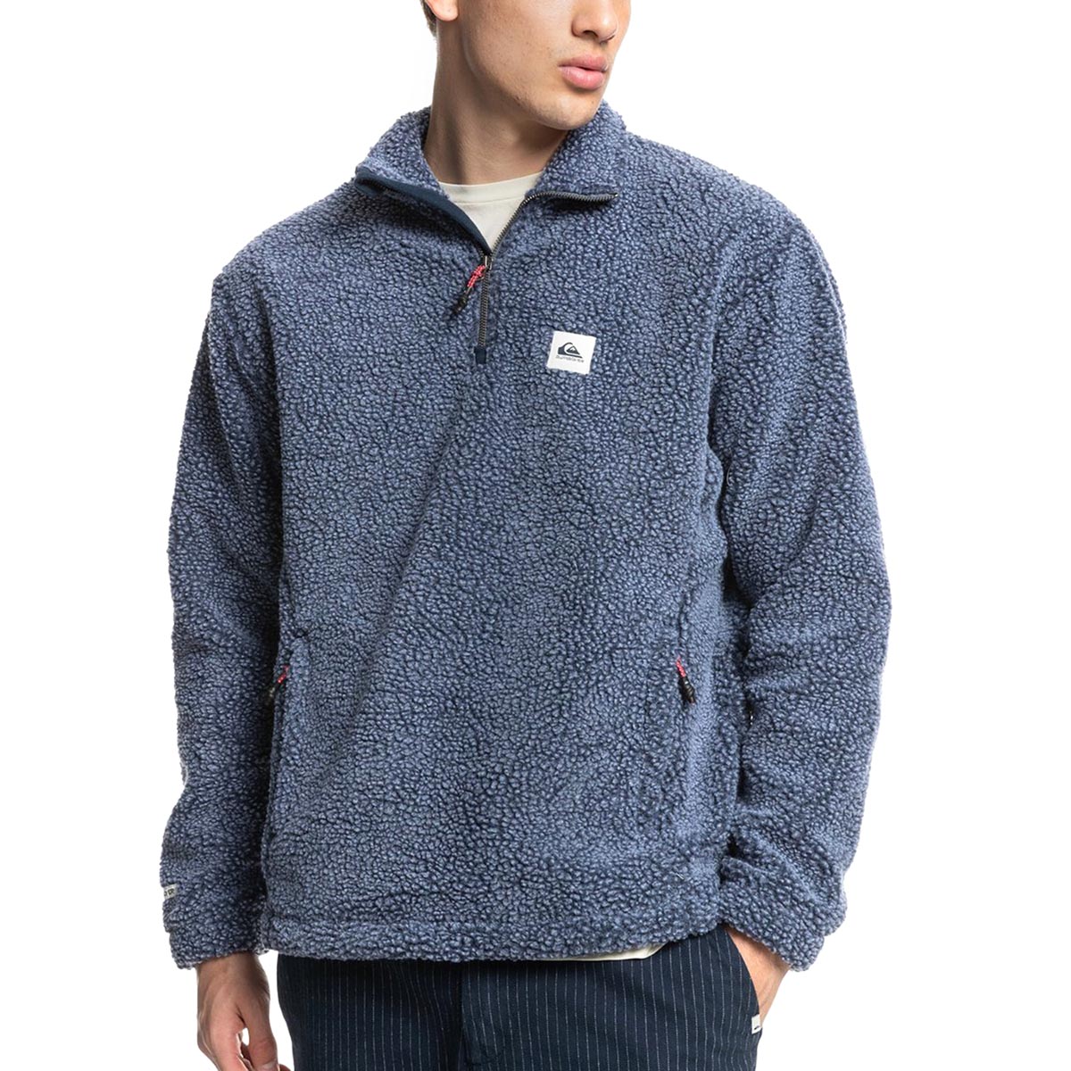 QUIKSILVER - BOGONG GUM HALF ZIP SWEATSHIRT