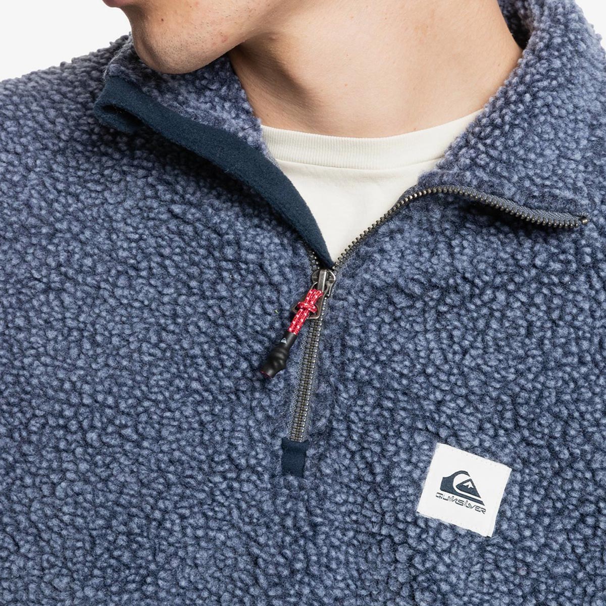 QUIKSILVER - BOGONG GUM HALF ZIP SWEATSHIRT