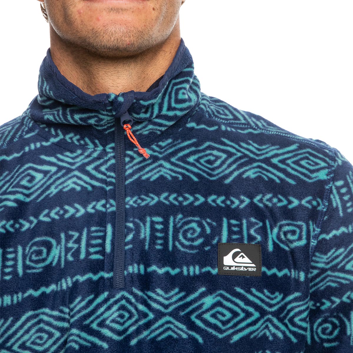 QUIKSILVER - AKER HALF ZIP FLEECE