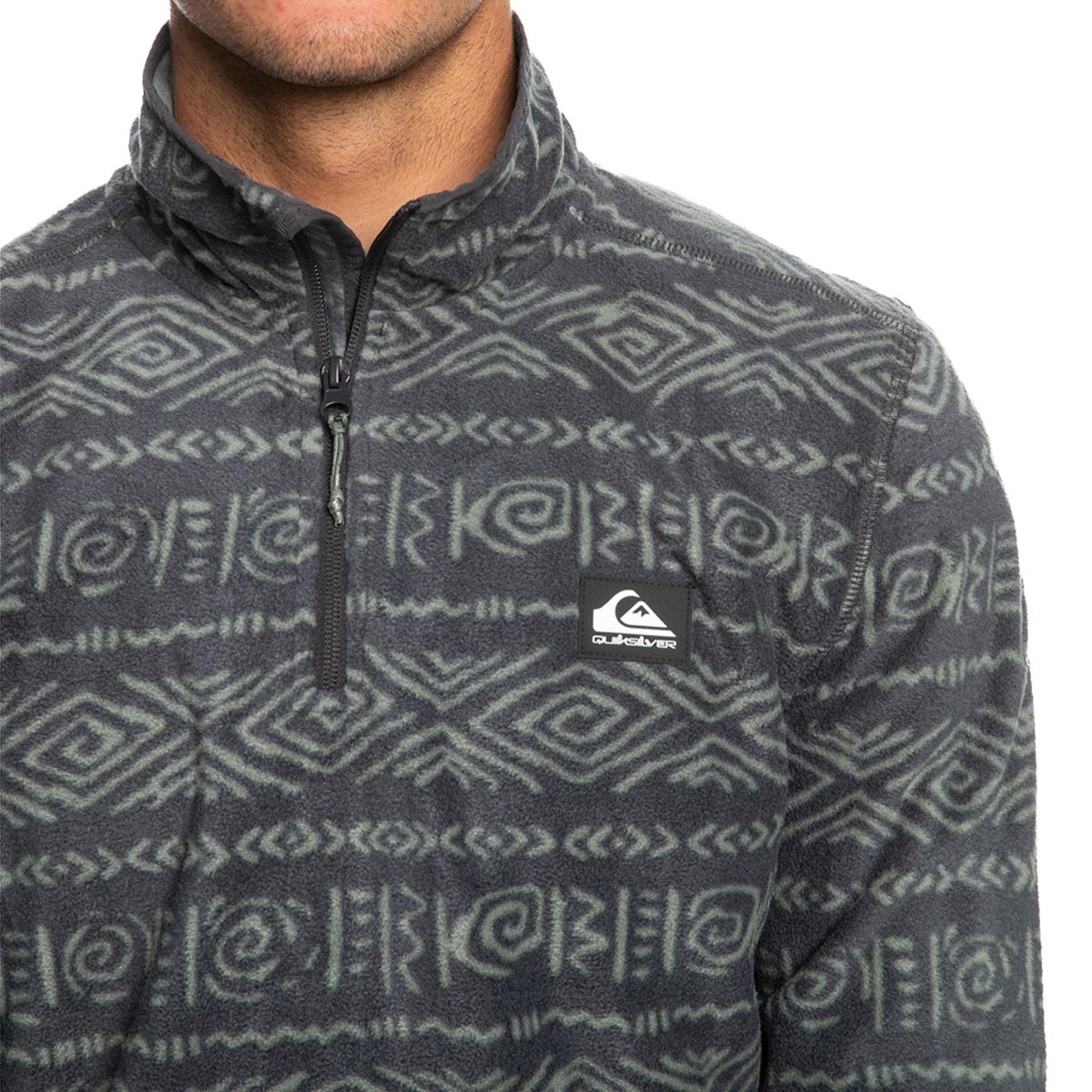 QUIKSILVER - AKER HALF ZIP FLEECE