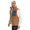 QUIKSILVER - SHALLOW WATER ZIP UP SHERPA FLEECE GILET