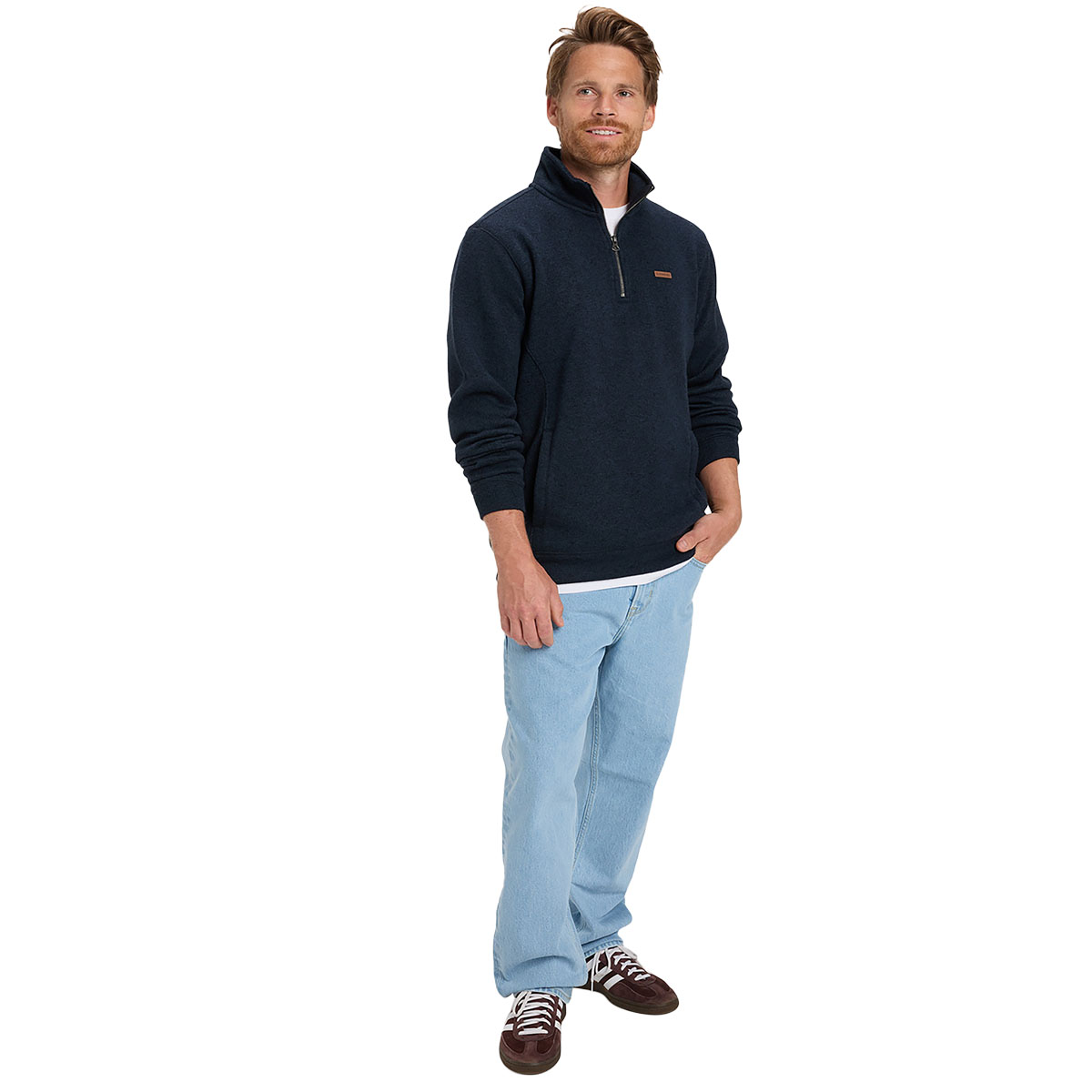 QUIKSILVER - KELLER 1/4 ZIP FLEECE