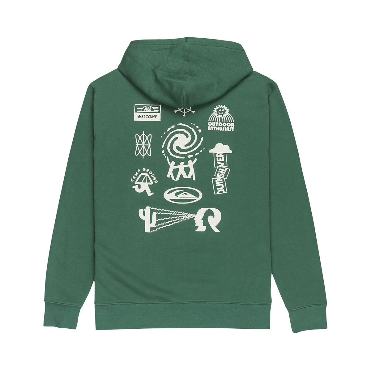 QUIKSILVER - SALT WATER GRAPHIC HOODIE