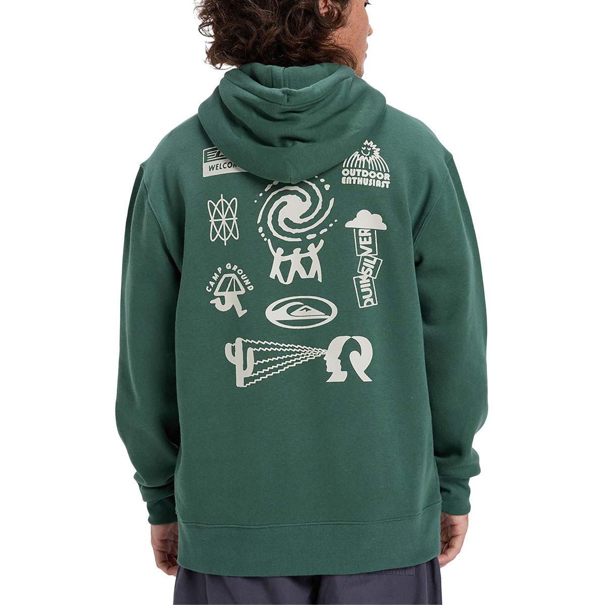 QUIKSILVER - SALT WATER GRAPHIC HOODIE