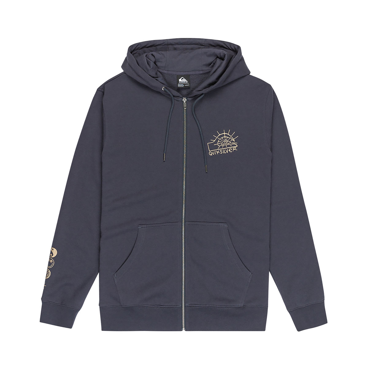 QUIKSILVER - GRAPHIC FULL-ZIP HOODIE