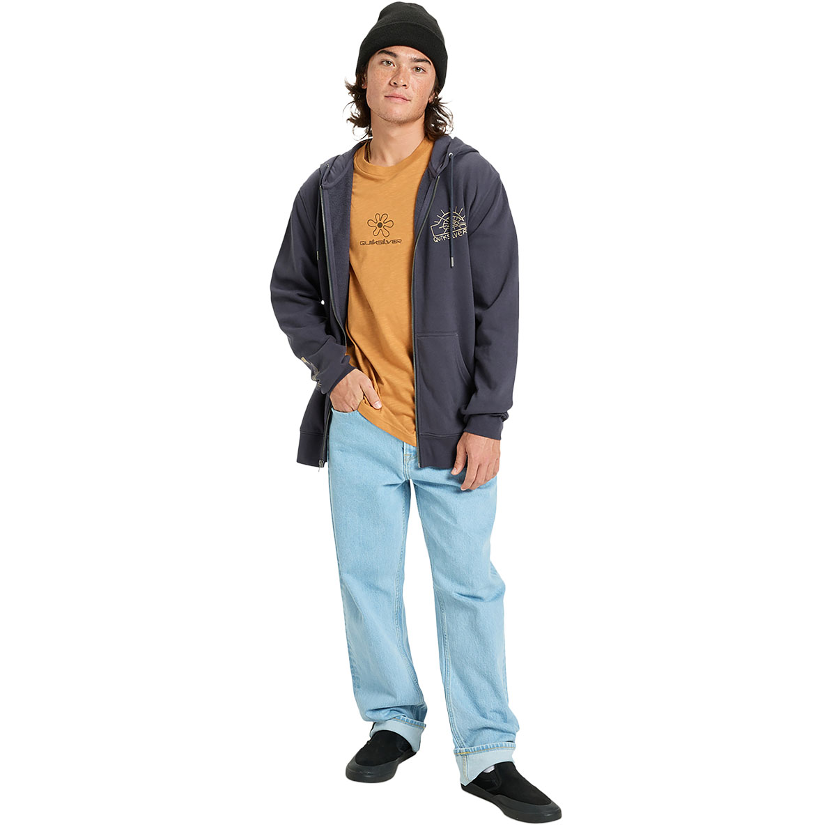 QUIKSILVER - GRAPHIC FULL-ZIP HOODIE