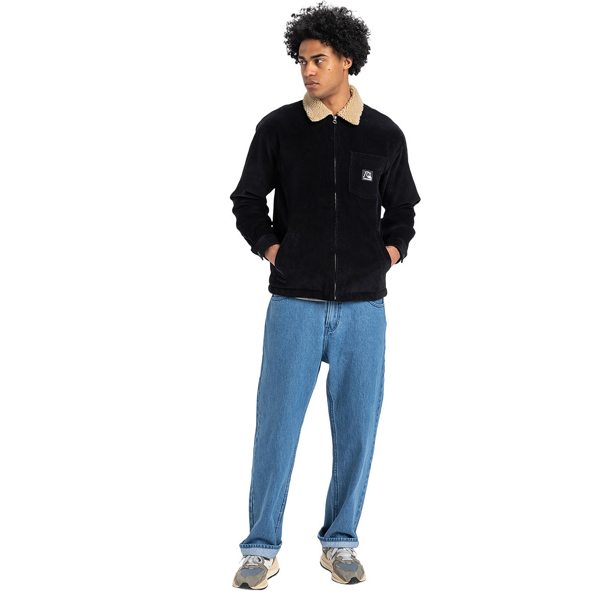 QUIKSILVER - DNA SHERPA HARRINGTON JACKET