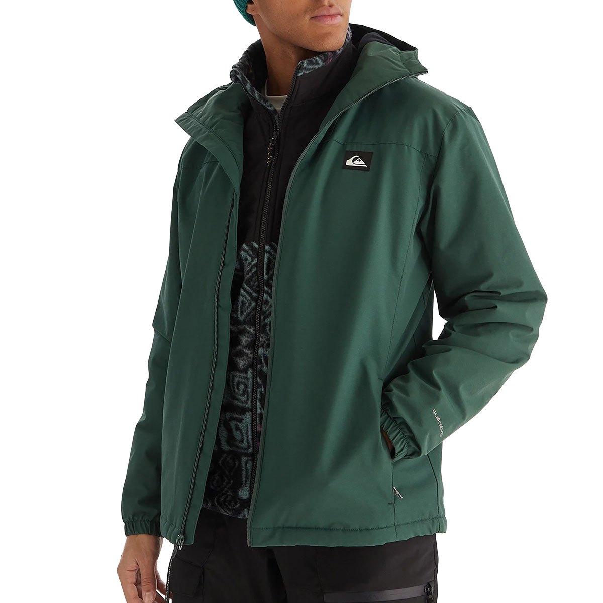 QUIKSILVER - OVERCAST 3K WARM WATERPROOF HOODED JACKET