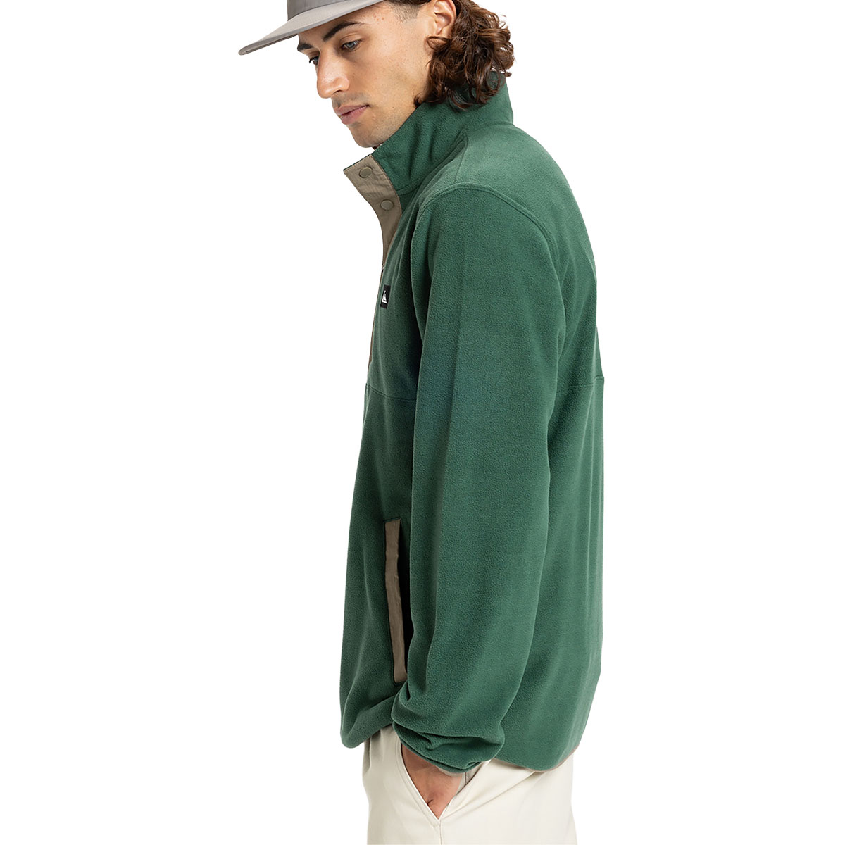 QUIKSILVER - NO DESTINATION HALF SNAP FLEECE