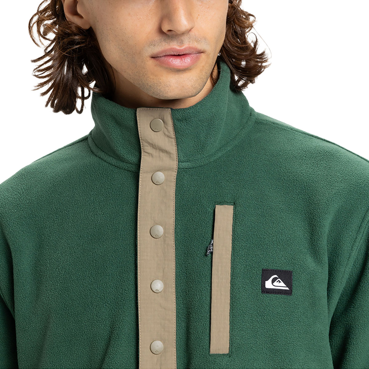 QUIKSILVER - NO DESTINATION HALF SNAP FLEECE
