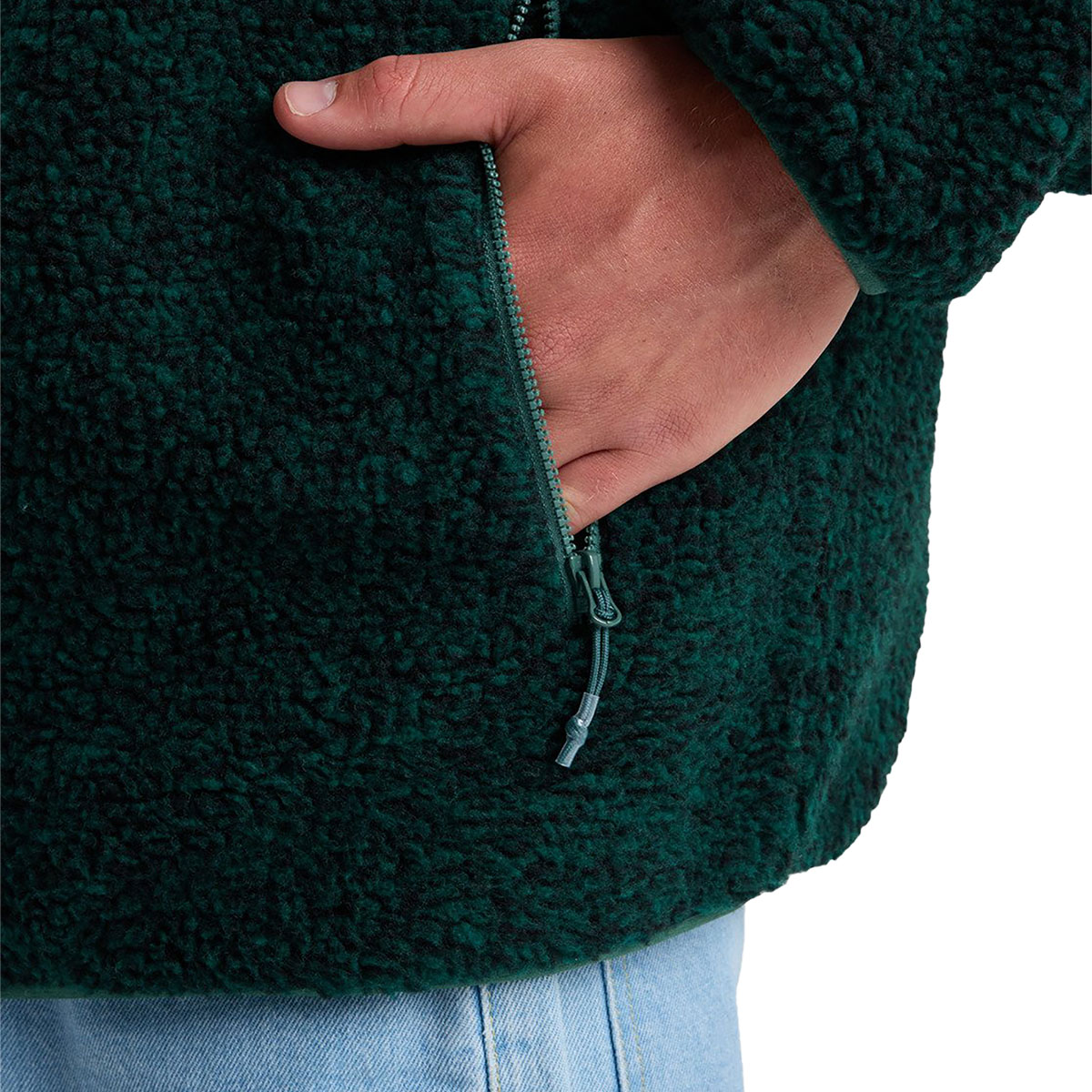 QUIKSILVER - SHALLOW WATER FULL ZIP SHERPA JACKET