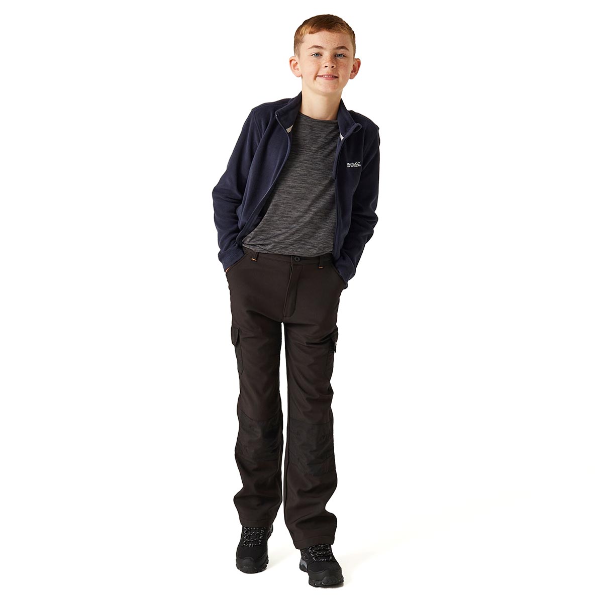 REGATTA - KIDS SOFTSHELL WALKING TROUSERS