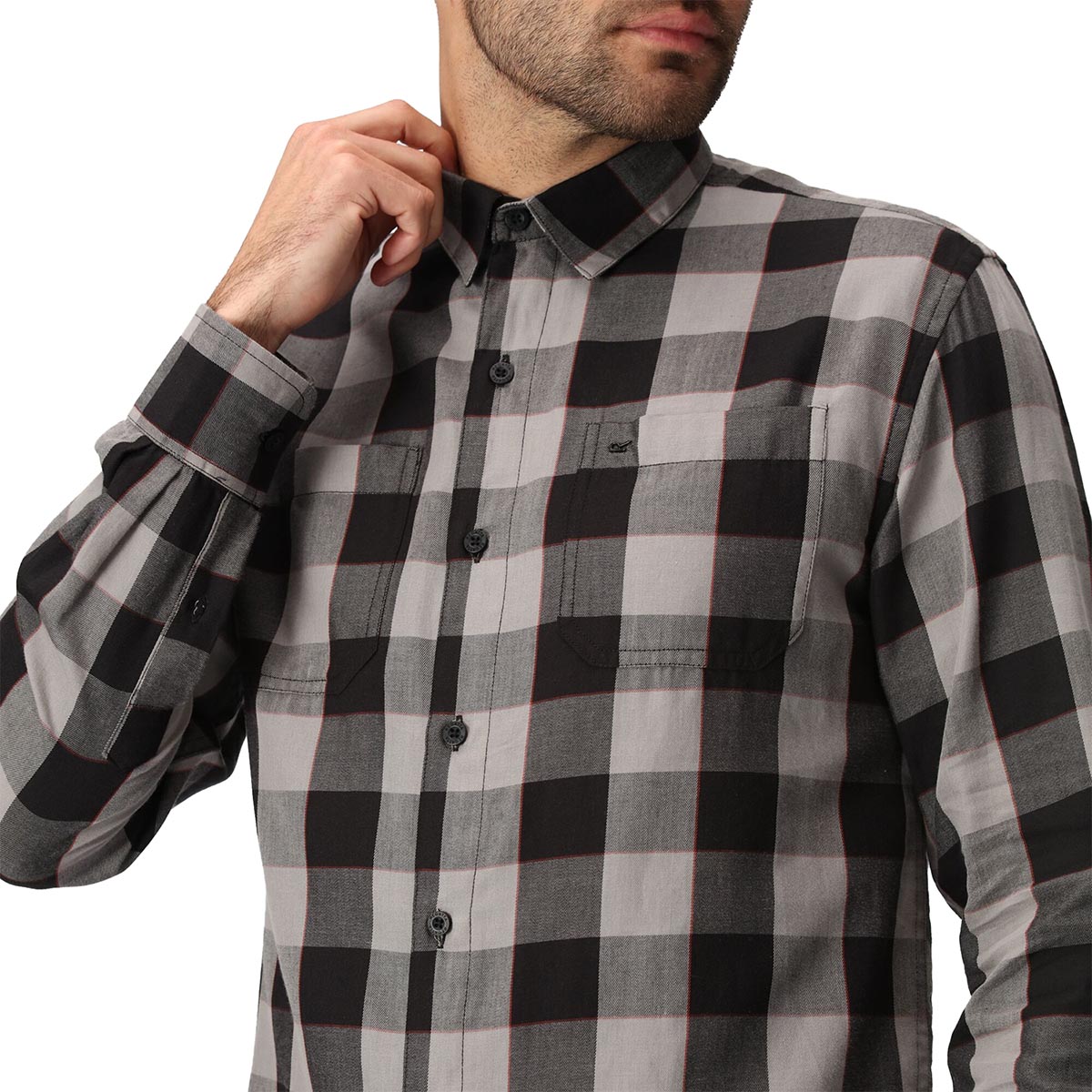 REGATTA - LANCE LONG SLEEVED CHECKED SHIRT