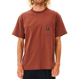 RIP CURL - QUALITY SURF PRODUCTS POCKET T-SHIRT