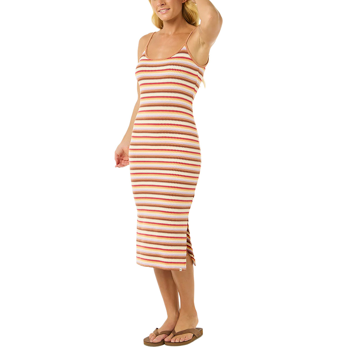 RIP CURL - BOBBI STRIPE MIDI DRESS