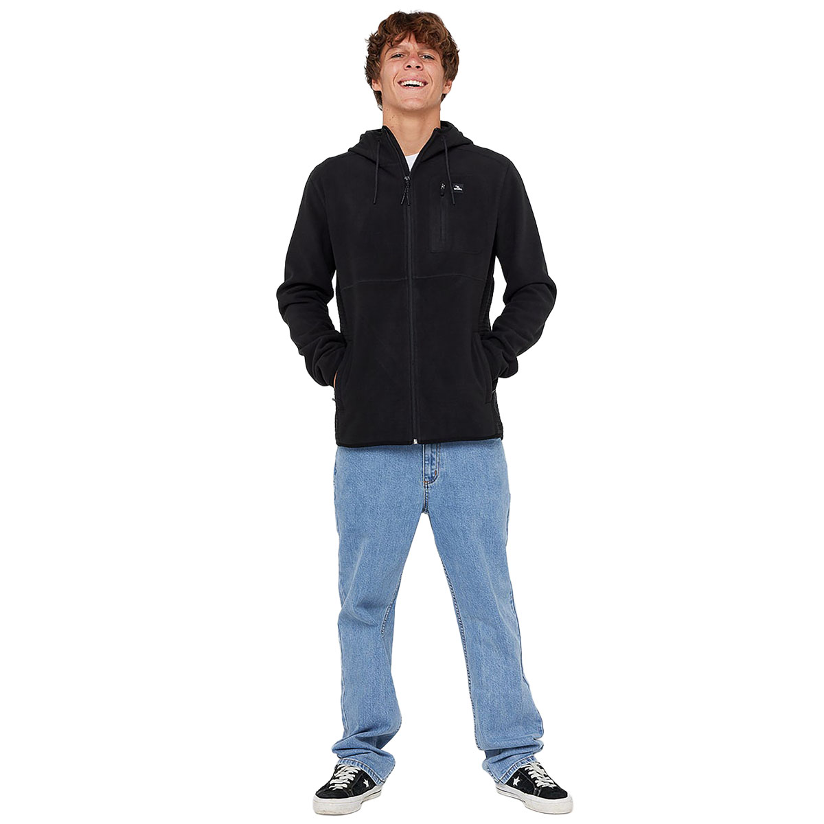 RIP CURL - DEPARTED POLAR ZIP THRU FLEECE