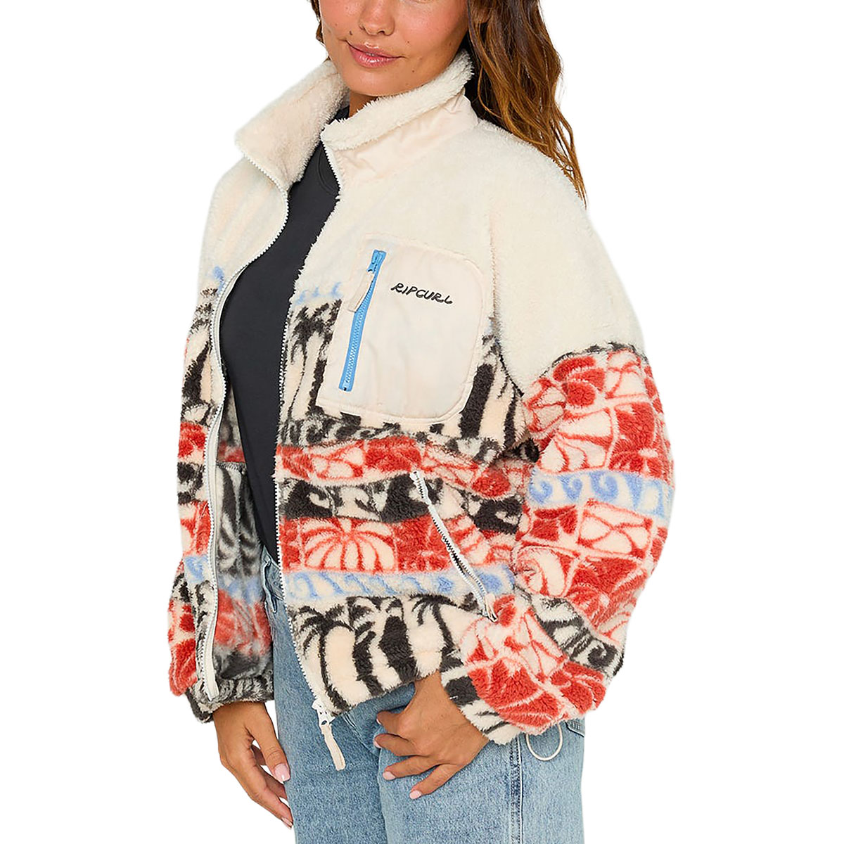 RIP CURL - OCEANIC ZIP THRU POLAR FLEECE