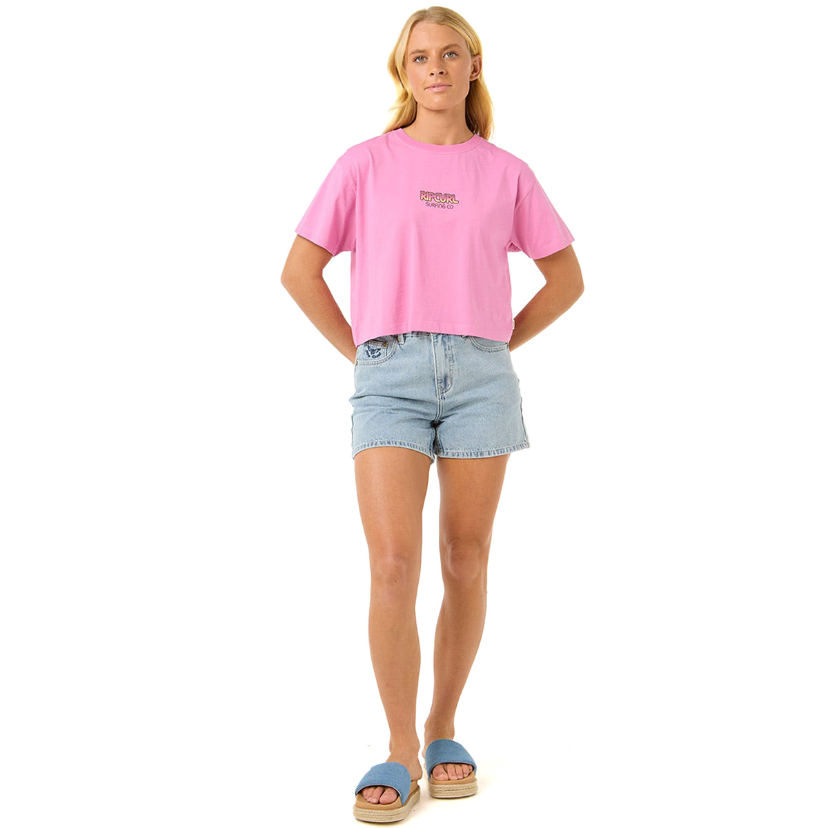 RIP CURL - SUN & SEA CROP T-SHIRT