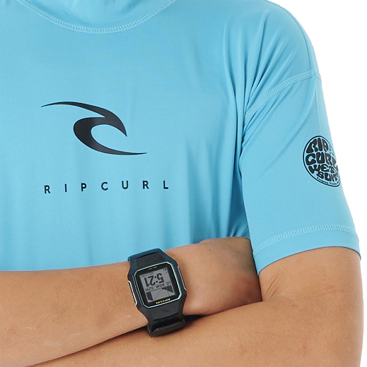 RIP CURL - CORPS S/S RASH VEST -BOY