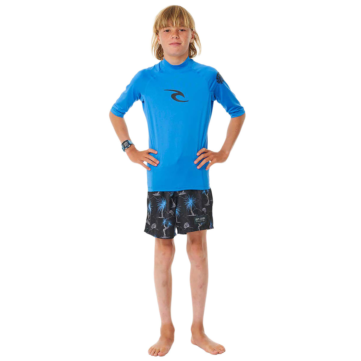 RIP CURL - BRAND WAVE UPF S/S-BOY