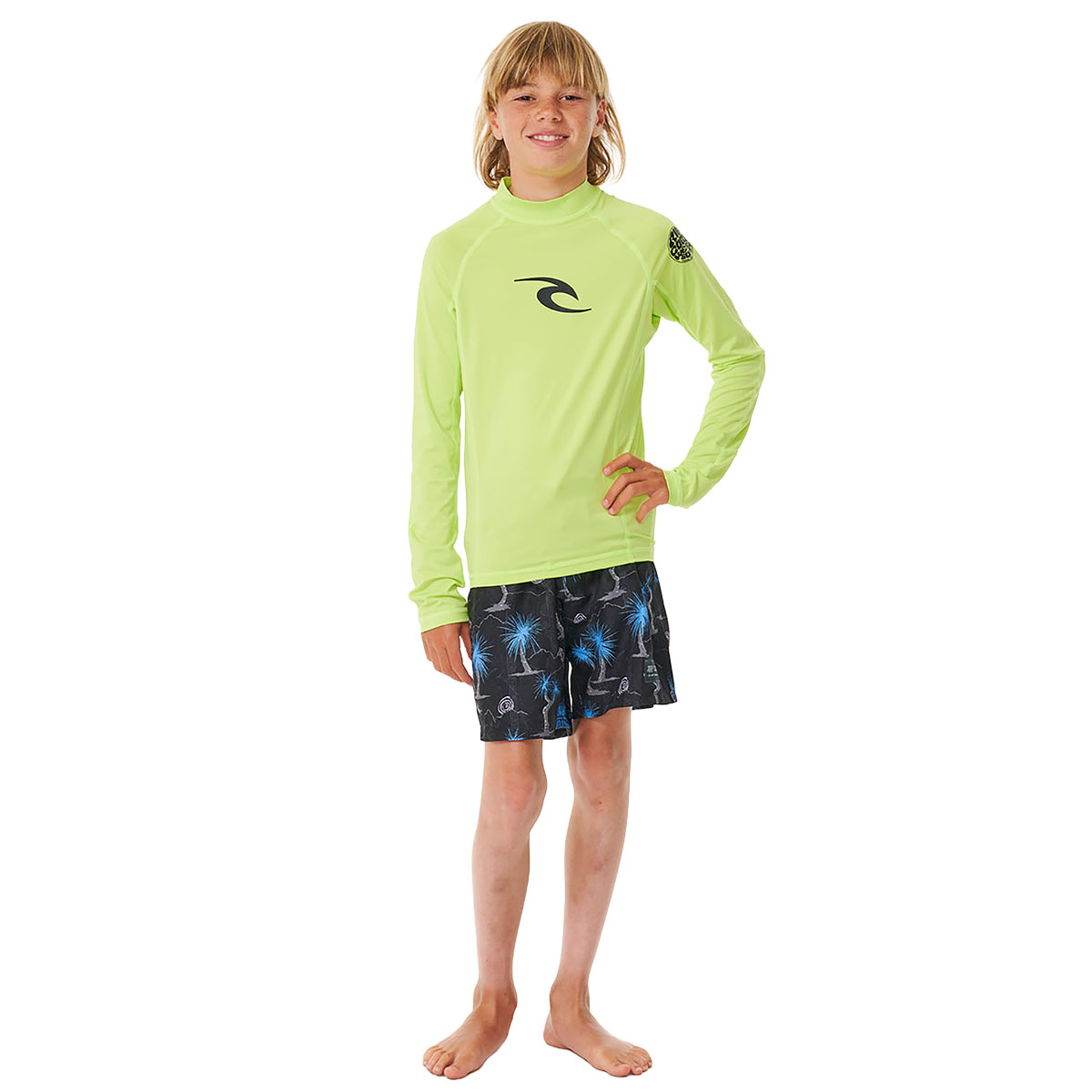 RIP CURL - BRAND WAVE UPF L/S-BOY