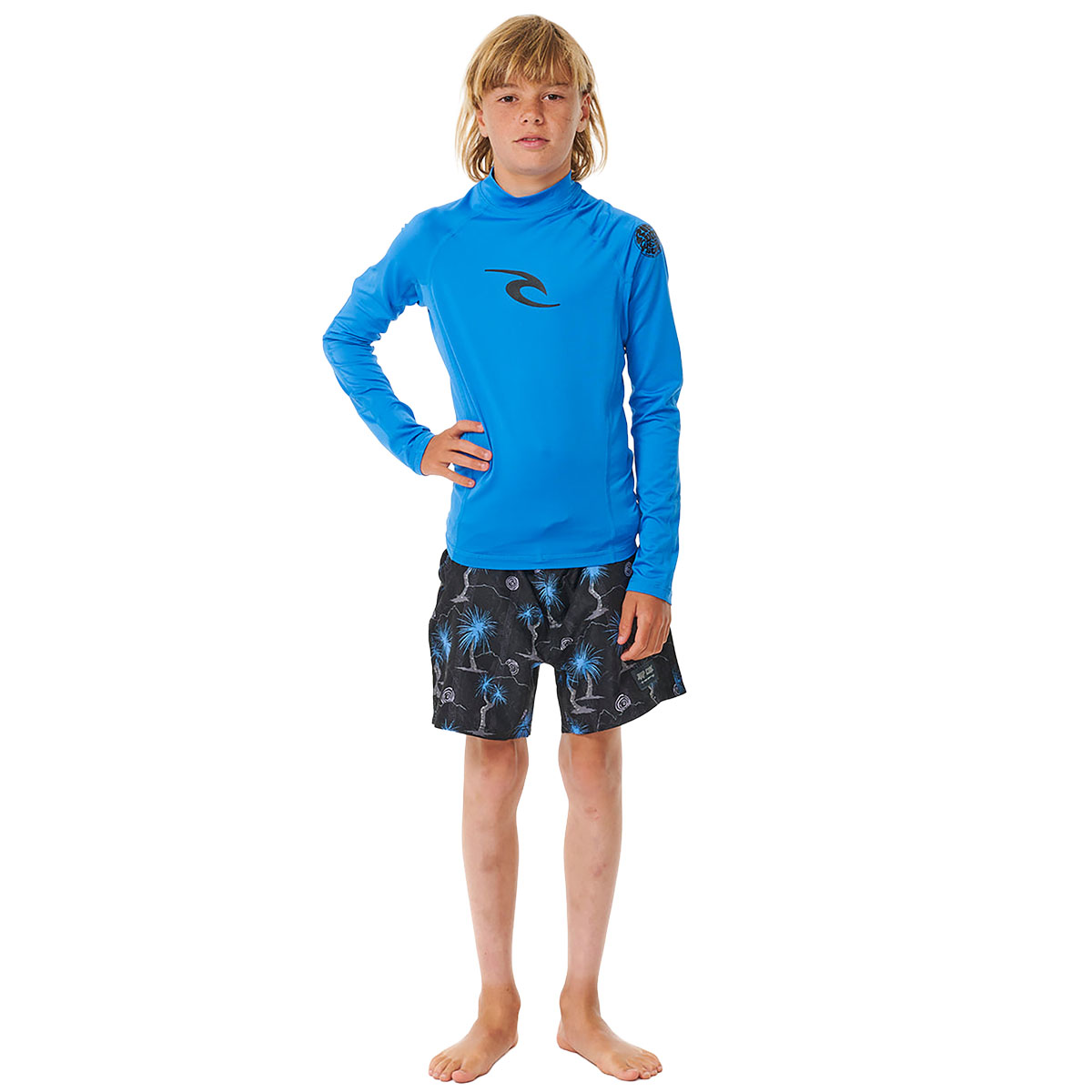 RIP CURL - BRAND WAVE UPF L/S-BOY