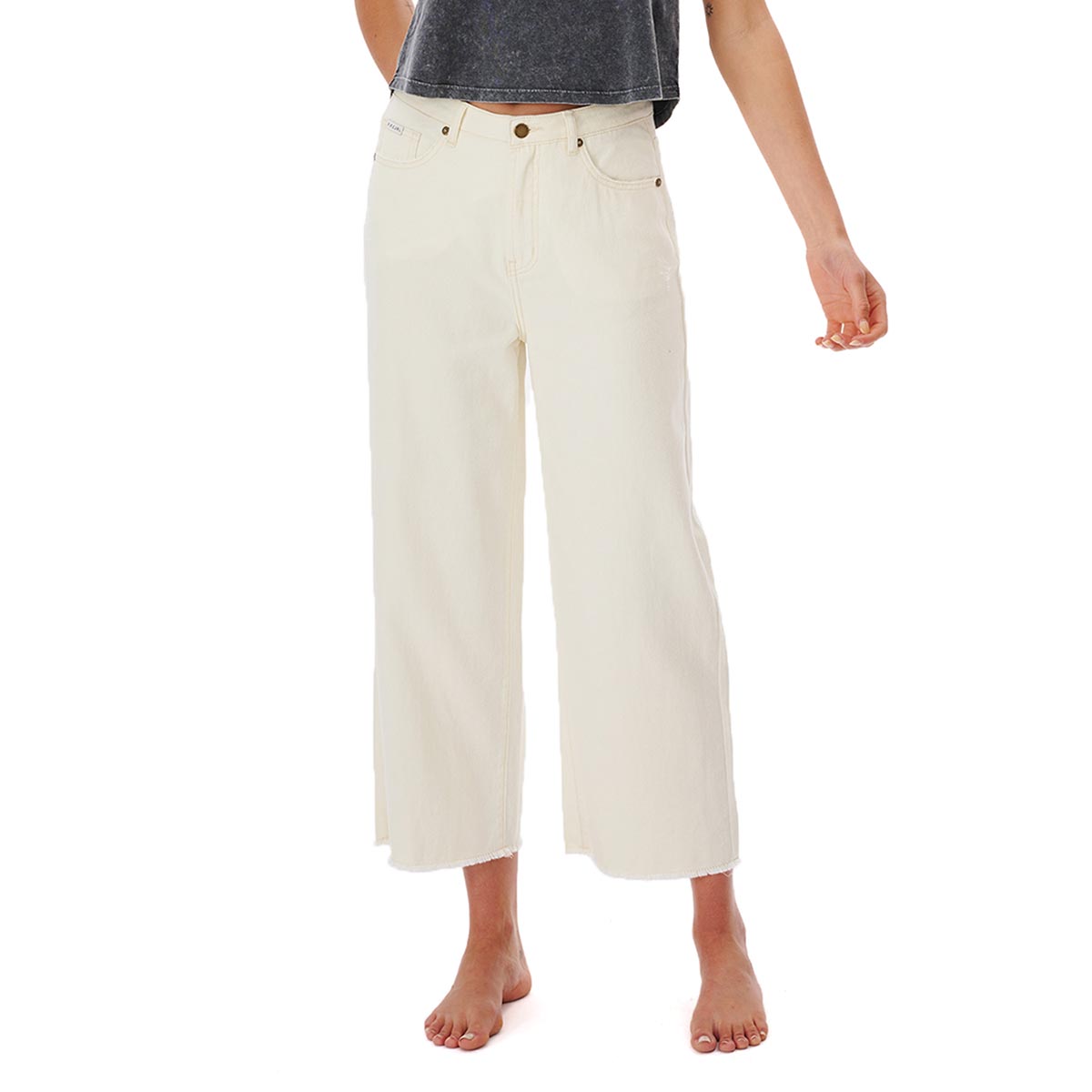 RIP CURL - SPARROWS CROP WIDE LEG DENIM