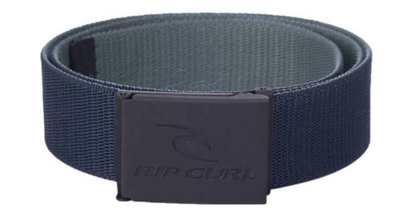 Rip Curl Cintura Reversibile Snap Revo Web - 100% Cotone Con Fibbia Apribottiglie