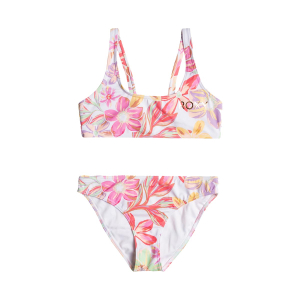 ROXY - TROPICAL TIME BRALETTE TWO PIECE BIKINI SET