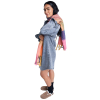 ROXY - TIDAL MOON DENIM LONGSLEEVE MINI SHIRTDRESS