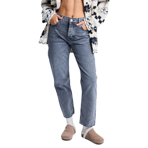 ROXY - PATTI STRAIGHT MID GREY JEANS