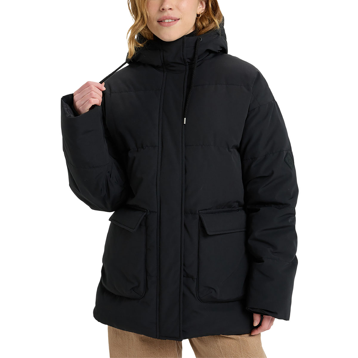 ROXY - SEASIDE MEMORIES HOODED COAT JACKET ROXY - SEASIDE MEMORIES HOODED COAT JACKET