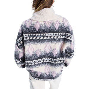 ROXY - FEELS LIKE WINTER OVERSIZED SHERPA FULL ZIP JACKET