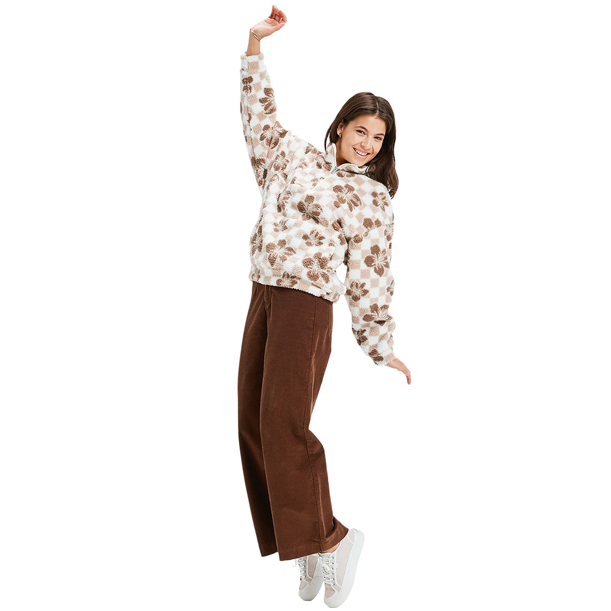 ROXY - JIVE TALKING BONDED HALF-ZIP POLAR FLEECE ROXY - JIVE TALKING BONDED HALF-ZIP POLAR FLEECE