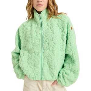 ROXY - BLURRY CLOUD FULL-ZIP RELAXED FLEECE ROXY - BLURRY CLOUD FULL-ZIP RELAXED FLEECE