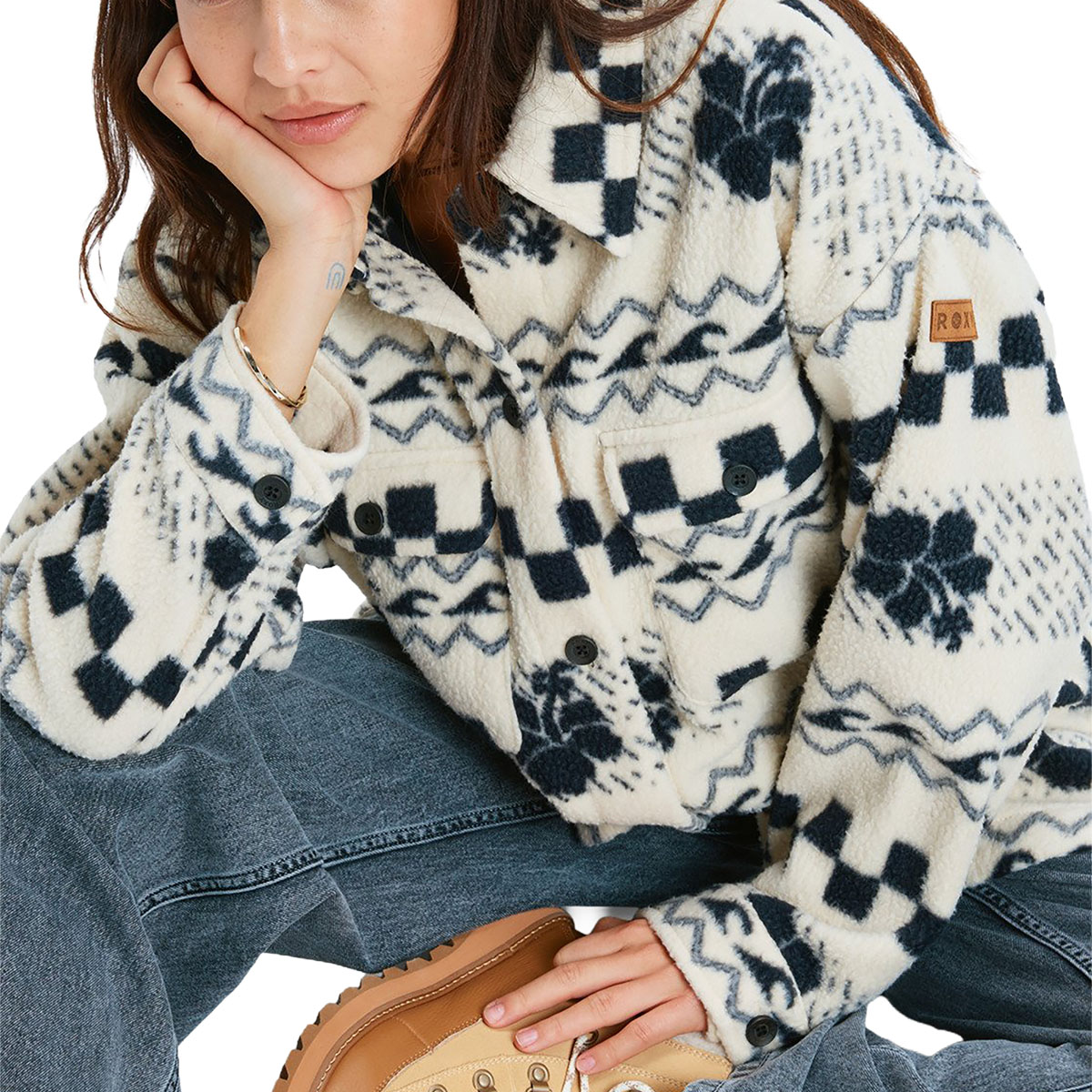 ROXY - MORNING CRUSH FLEECE SHACKET