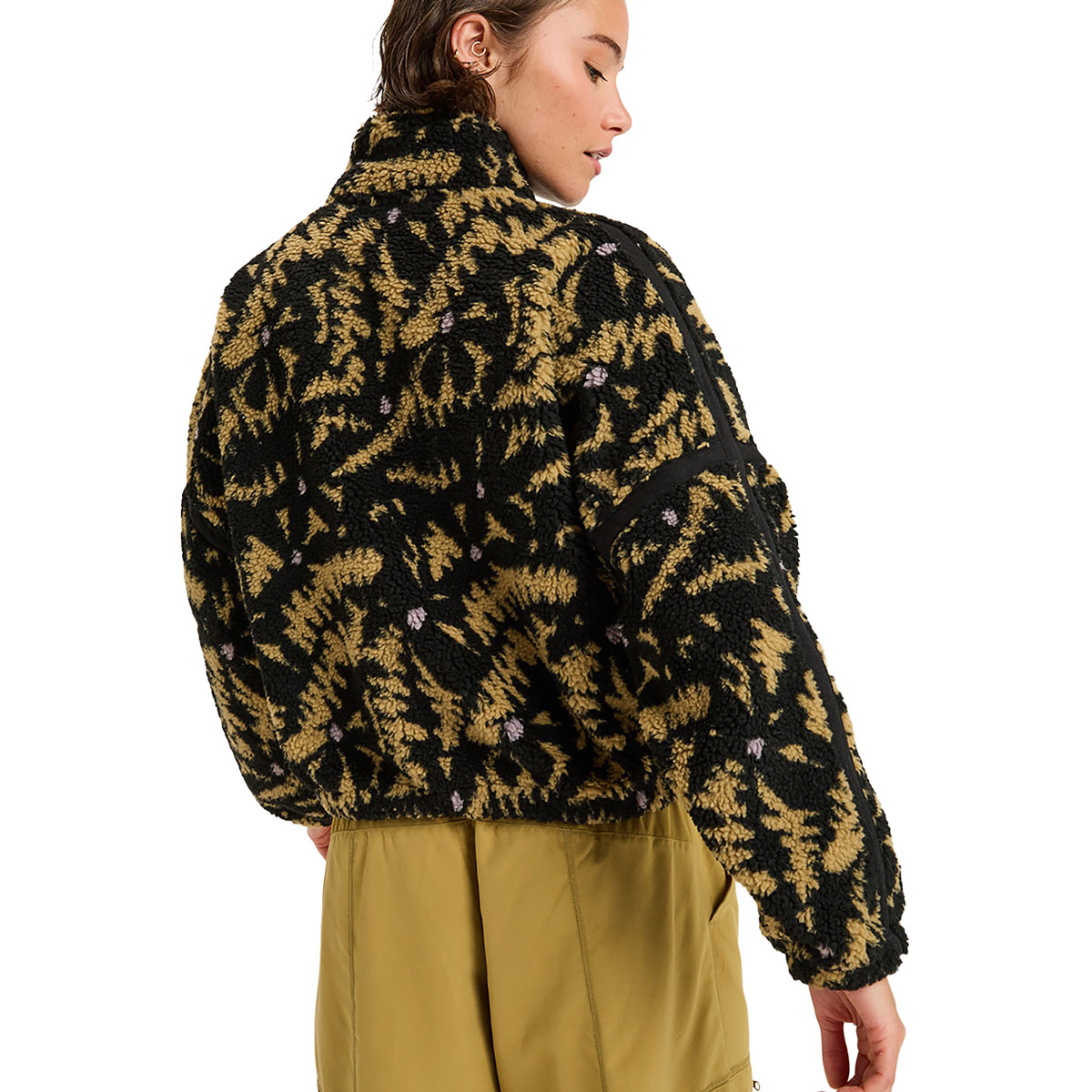 ROXY - BOUNDLESS SPIRIT ZIPPERED SHERPA JACKET