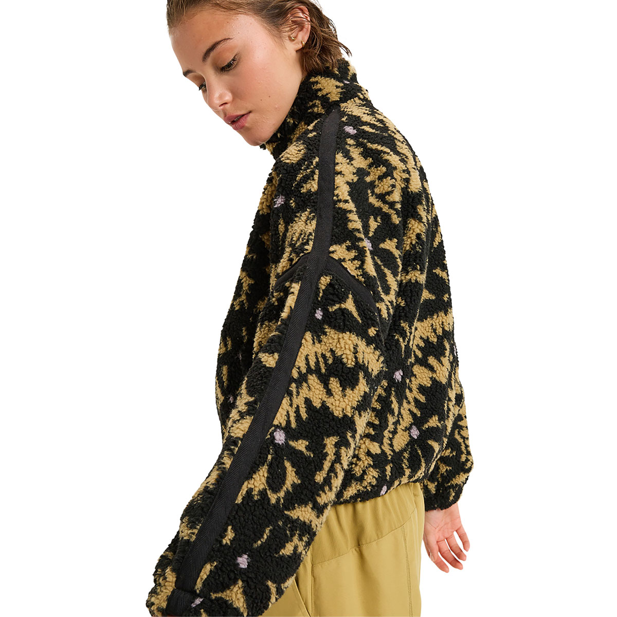 ROXY - BOUNDLESS SPIRIT ZIPPERED SHERPA JACKET