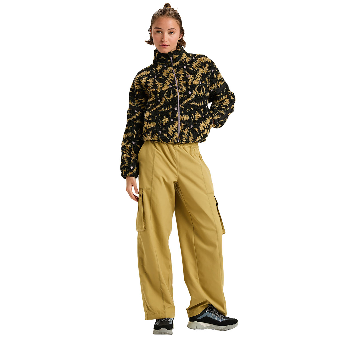 ROXY - BOUNDLESS SPIRIT ZIPPERED SHERPA JACKET