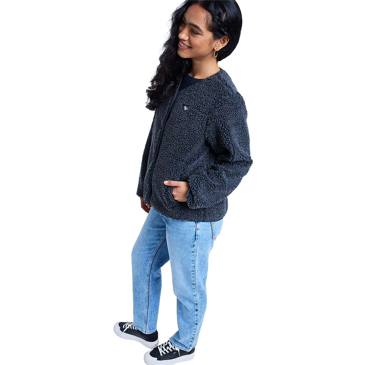 ROXY - ICONIC TOWN BUTTON UP POLAR FLEECE