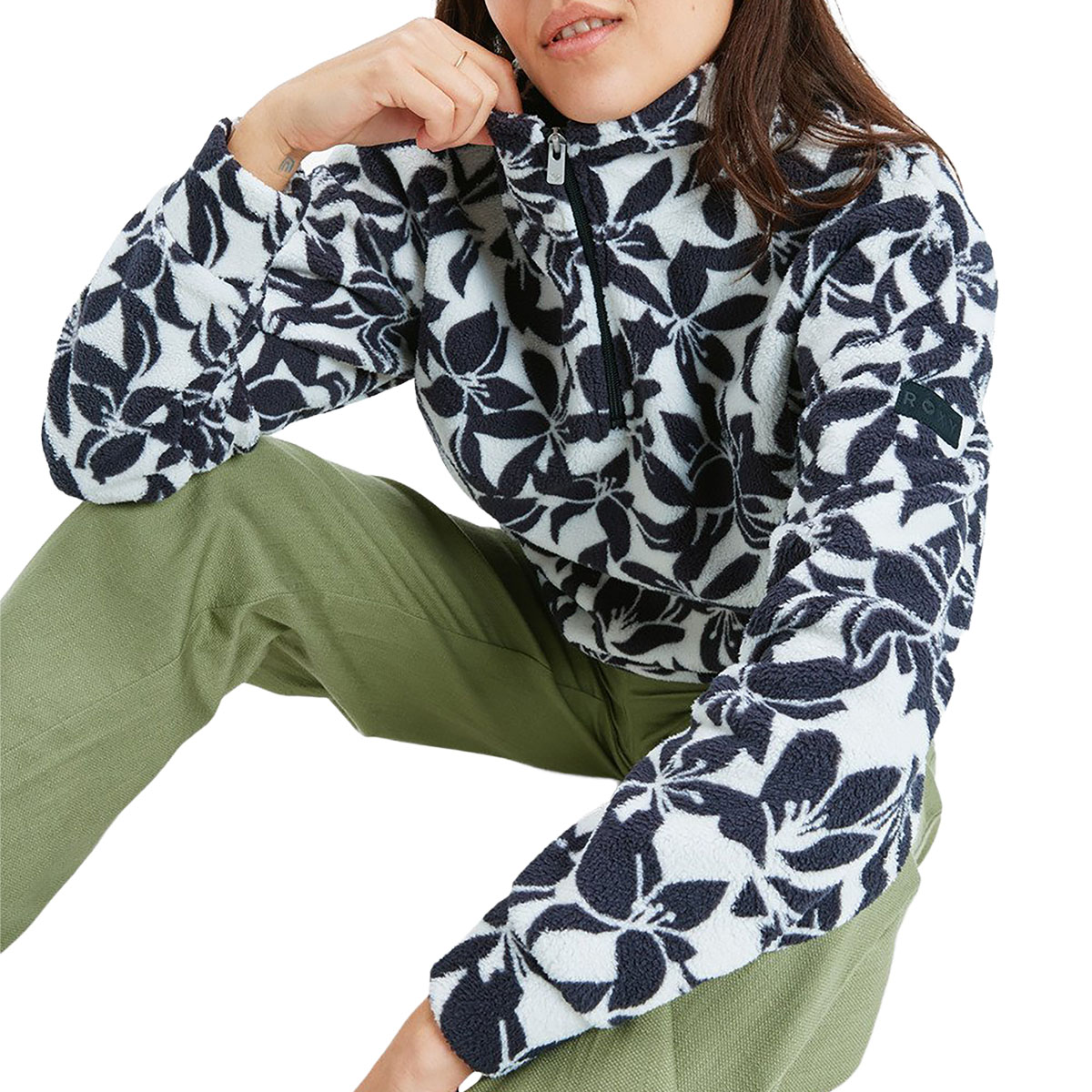 ROXY - LIVE OUT LOUD HALF ZIP FLEECE