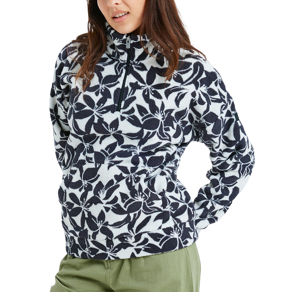 ROXY - LIVE OUT LOUD HALF ZIP FLEECE