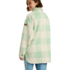 ROXY - OVER AND ABOVE CHECK PALID POLAR FLEECE SHIRT ROXY - OVER AND ABOVE CHECK PALID POLAR FLEECE SHIRT