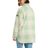 ROXY - OVER AND ABOVE CHECK PALID POLAR FLEECE SHIRT ROXY - OVER AND ABOVE CHECK PALID POLAR FLEECE SHIRT