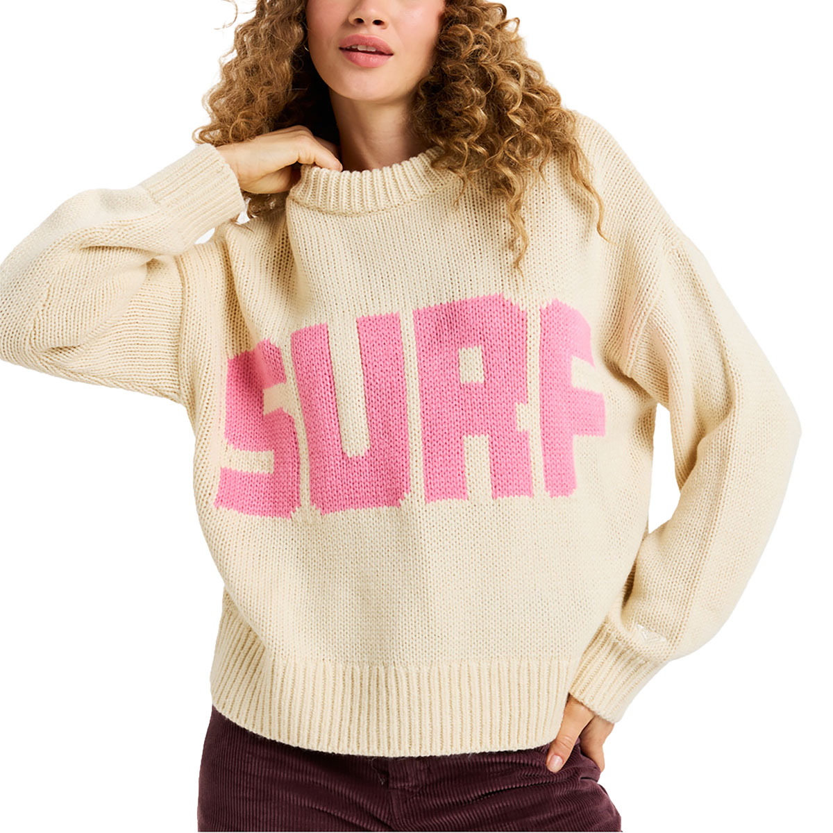 ROXY - EXPLORING HEART CREW NECK JUMPER