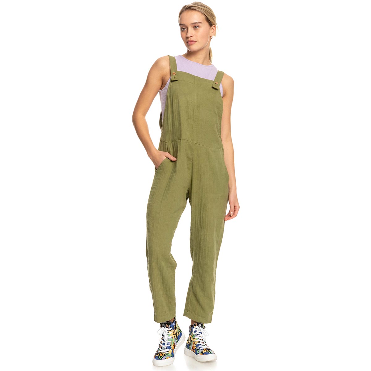 ROXY - BEACHSIDE LOVE ANKLE LENGTH STRAPPY JUMPSUIT