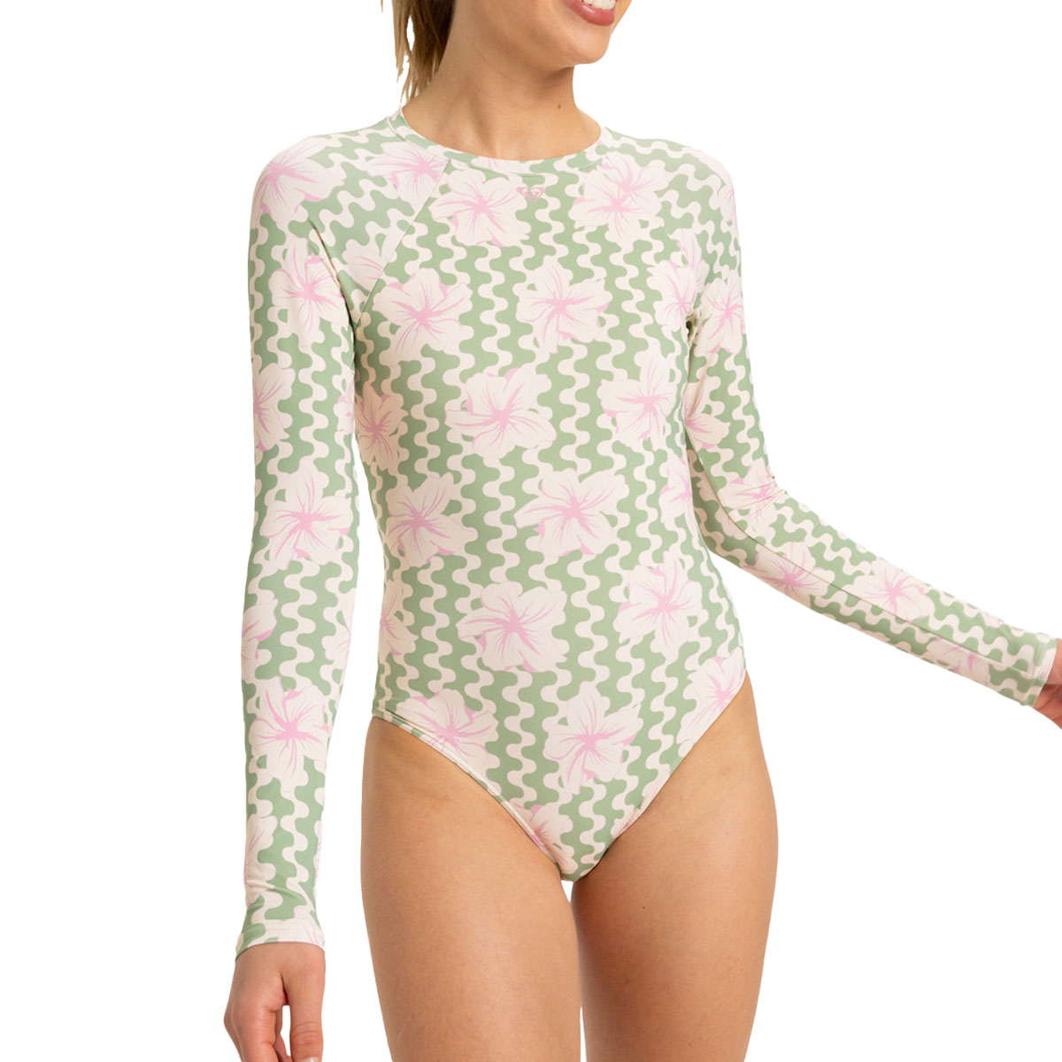 ROXY - HIBISCUS DAZE LONG SLEEVES SWIMSUIT