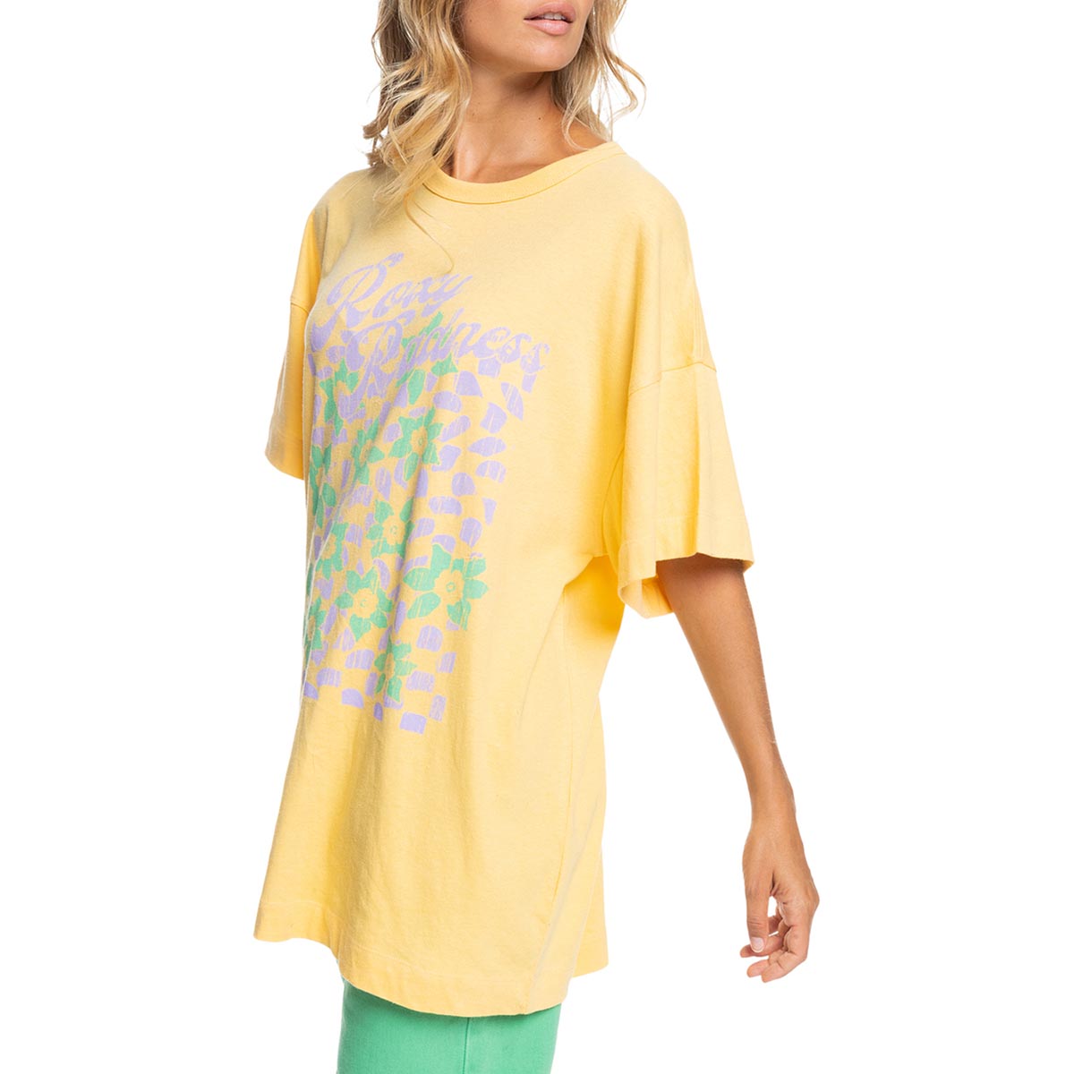 ROXY - SWEET FLOWERS OVERSIZED BOYFRIEND T-SHIRT