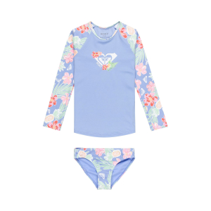ROXY - TROPICAL STORY LONG SLEEVES RASHGUARD SET (2-7 YEARS)