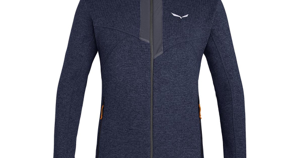 SALEWA Rocca 2 PL M - Giacca In Pile Uomo, Morbida E Calda, Midlayer Traspirante